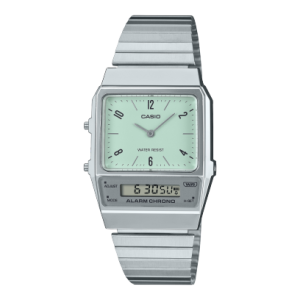 reloj casio metal/plat (h) t/a# doble/hora/an/alarm/wr