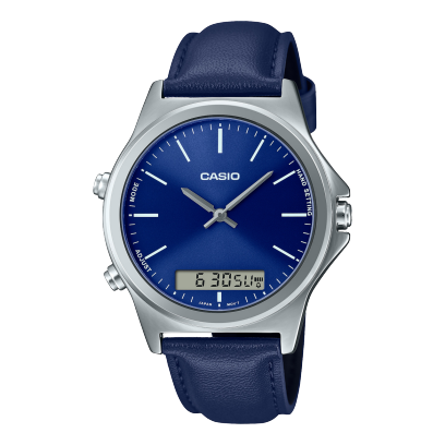 reloj analogo digital hombre casio cuero reloj analogo digital hombre casio cuero