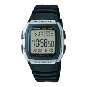 reloj casio plastico/n (h) c/p wr100 alar