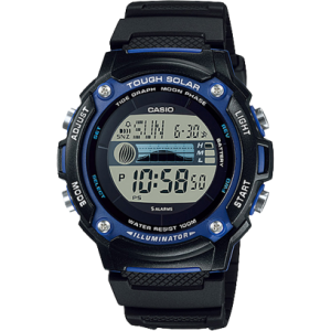 reloj casio plast/n (h) 5alar/120 lapme/solar/w100