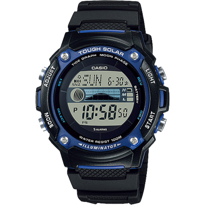 reloj casio plast/n (h) 5alar/120 lapme/solar/w100 reloj casio plast/n (h) 5alar/120 lapme/solar/w100
