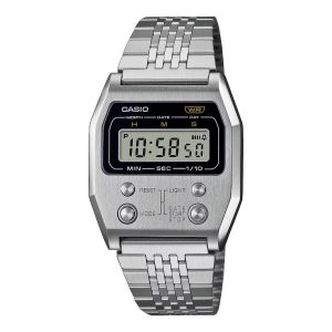 reloj Casio A1100D-1D digital plateado